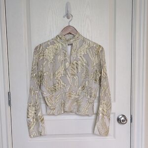 Parker Gold shimmery Blouse